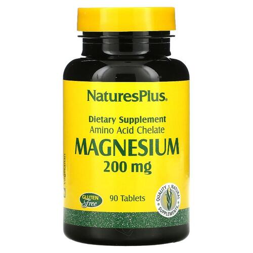 네이쳐스 플러스 NaturesPlus, 마그네슘, 200 mg, 90정