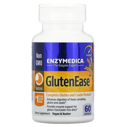 엔자이메디카 Enzymedica, GlutenEase, 캡슐 60정