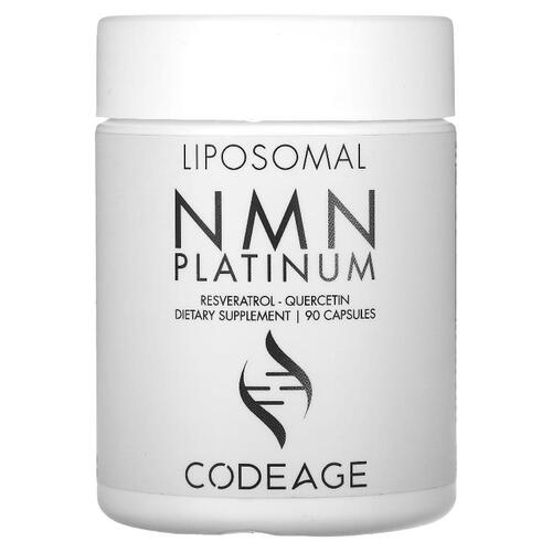 코드에이지 Codeage, 리포소말 NMN 플래티넘, 레스베라트롤, 퀘르세틴, 캡슐 90정