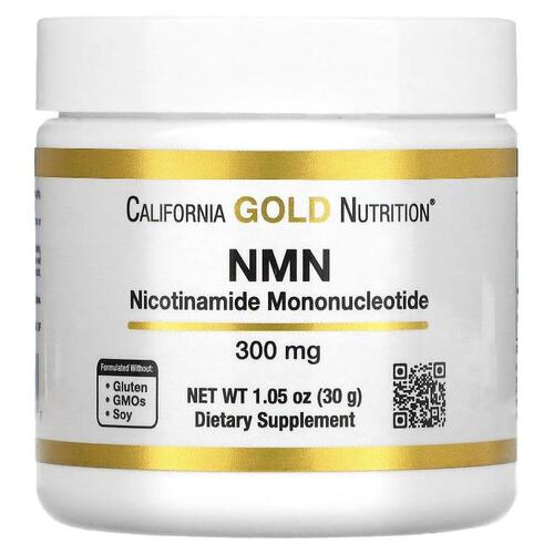 캘리포니아 골드 뉴트리션 California Gold Nutrition, NMN 분말, 300mg, 30G 1.05OZ)
