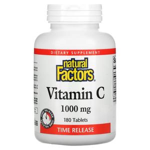Natural FACTORS 비타민C 서방형 1000MG 180정