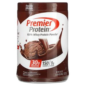 Premier PROTEIN 100% 유청 단백질 분말 초콜릿 밀크셰이크 맛 697G 1LB 8OZ