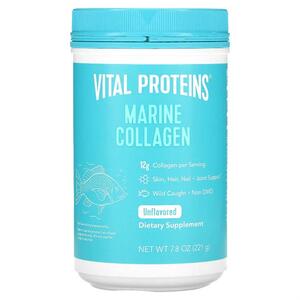바이탈 프로틴스 Vital 프로틴S, 해양 콜라겐, 무맛, 221G 7.8OZ)
