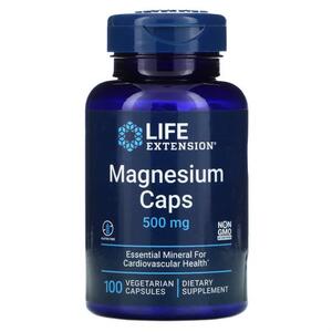 라이프 익스텐션 Life Extension, 마그네슘 캡슐, 500 mg, 100 베지 캡슐