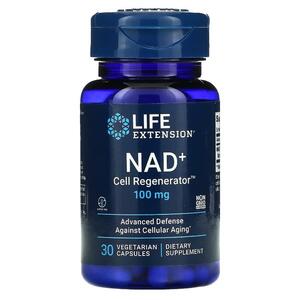 라이프 익스텐션 Life Extension, NAD+ 세포 재생제, NIAGEN 니코틴아미드 리보사이드, 100mg, 베지 캡슐 30정