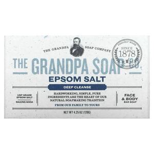 The Grandpa Soap Co., 얼굴 및 바디 비누 비누, 엡솜 솔트, 120G 4.25OZ)