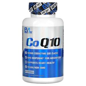 이보루션 뉴트리션 EVLution Nutrition, CoQ10, 100mg, 베지 캡슐 60정