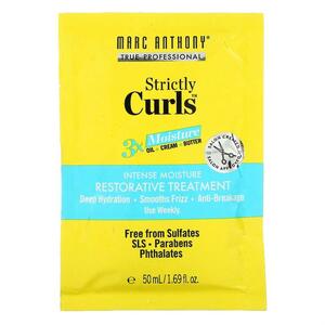 Marc Anthony, Strictly Curls, 수분 회복을 위한 집중 트리트먼트, 50ML 1.69FL oz)