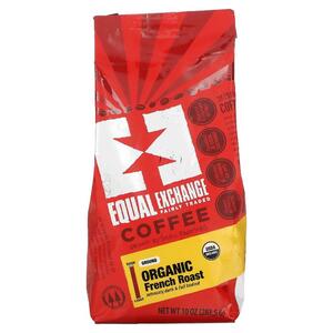 Equal EXCHANGE 유기농 커피 프렌치 로스트 분쇄 커피 283.5G 10OZ)