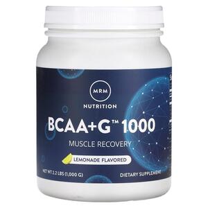 MRM 뉴트리션 MRM Nutrition, BCAA+G 1000, 레모네이드, 1,000g 2.2LBS)