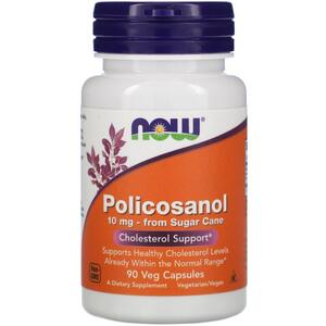 나우 푸드 NOW Foods, 폴리코사놀, 10 mg, 90 야채 캡슐