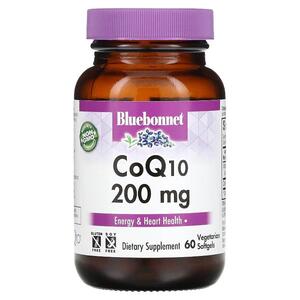 블루보넷 뉴트리션 Bluebonnet Nutrition, CoQ10, 200mg, 베지 소프트젤 60정