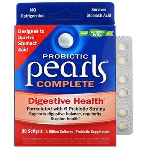 네이쳐스 웨이 Natures Way, Probiotic Pearls 컴플리트, 소프트젤 90정