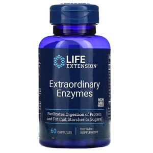 라이프 익스텐션 Life Extension, Extraordinary Enzymes, 캡슐 60정