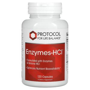 프로토콜 포 라이프 발란스 Protocol for Life Balance, Enzymes HCI, 캡슐 120정