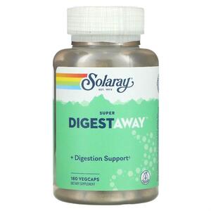 솔라레이 Solaray, Super Digestaway, 소화 효소 혼합물, VegCaps 180정