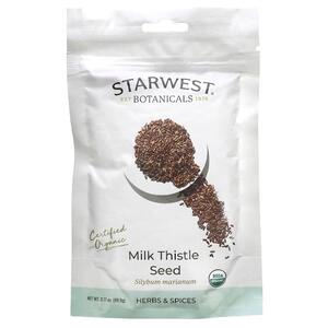 스타웨스트 보타니칼스 Starwest Botanicals, Organic Milk Thistle Seed, 3.17 oz 89.9 g)