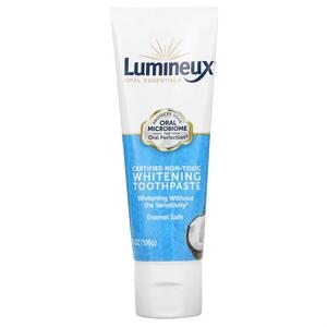 Lumineux Oral Essentials, 인증된 무독성 미백 치약, 106G 3.75OZ)