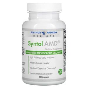 Arthur Andrew Medical, Syntol AMD, 향상된 미생물총 전달, 500mg, 캡슐 90정