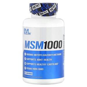 이보루션 뉴트리션 EVLution Nutrition, MSM 1000, 120 Veggie Capsules