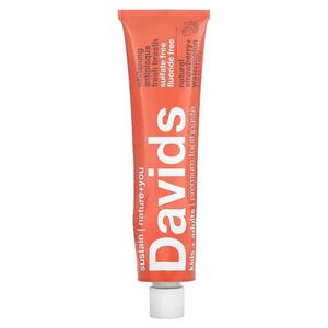 Davids Natural Toothpaste, 프리미엄 치약, 어린이 및 성인용, 천연 딸기 + 수박 맛, 149G 5.25OZ)