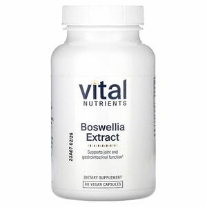 바이탈 뉴트리언트 Vital Nutrients, 보스웰리아 추출물, 베지 캡슐 90정