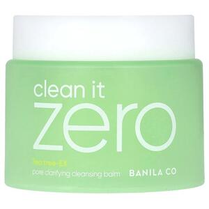 Banila Co, Clean It Zero, 포어 클래리파잉 클렌징 밤, Tea Tree EX, 180ML 6.08FL oz)