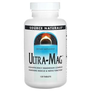 소스 네츄럴스 Source Naturals, Ultra Mag, 120정